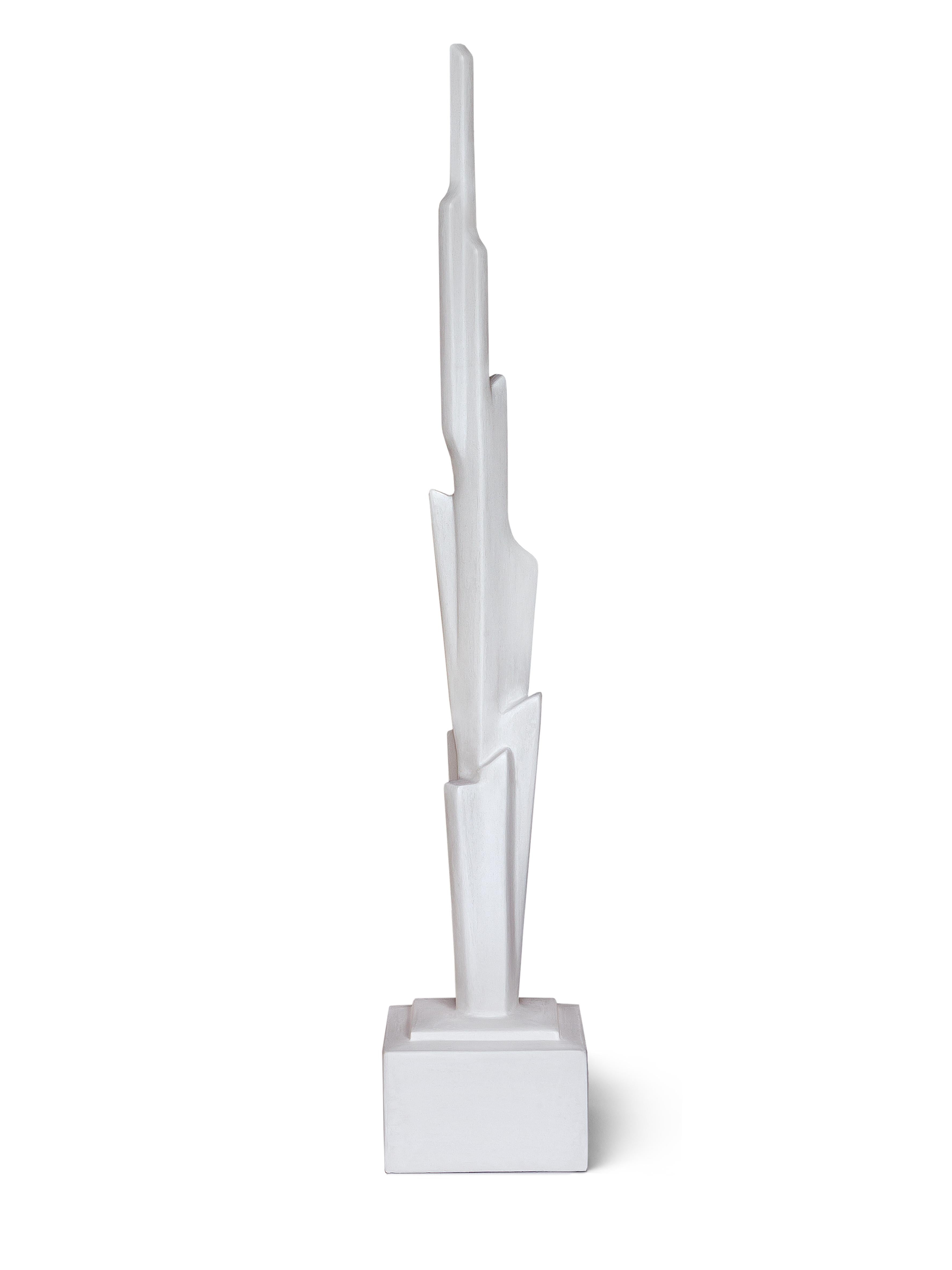 Linea Scultura geometrica contemporanea in gesso, Edizione limitata, In magazzino In condizioni Nuovo in vendita a Freiburg im Breisgau, DE