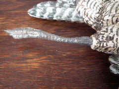 Placa mural pequeña de agachadiza de mayólica de Lonitz