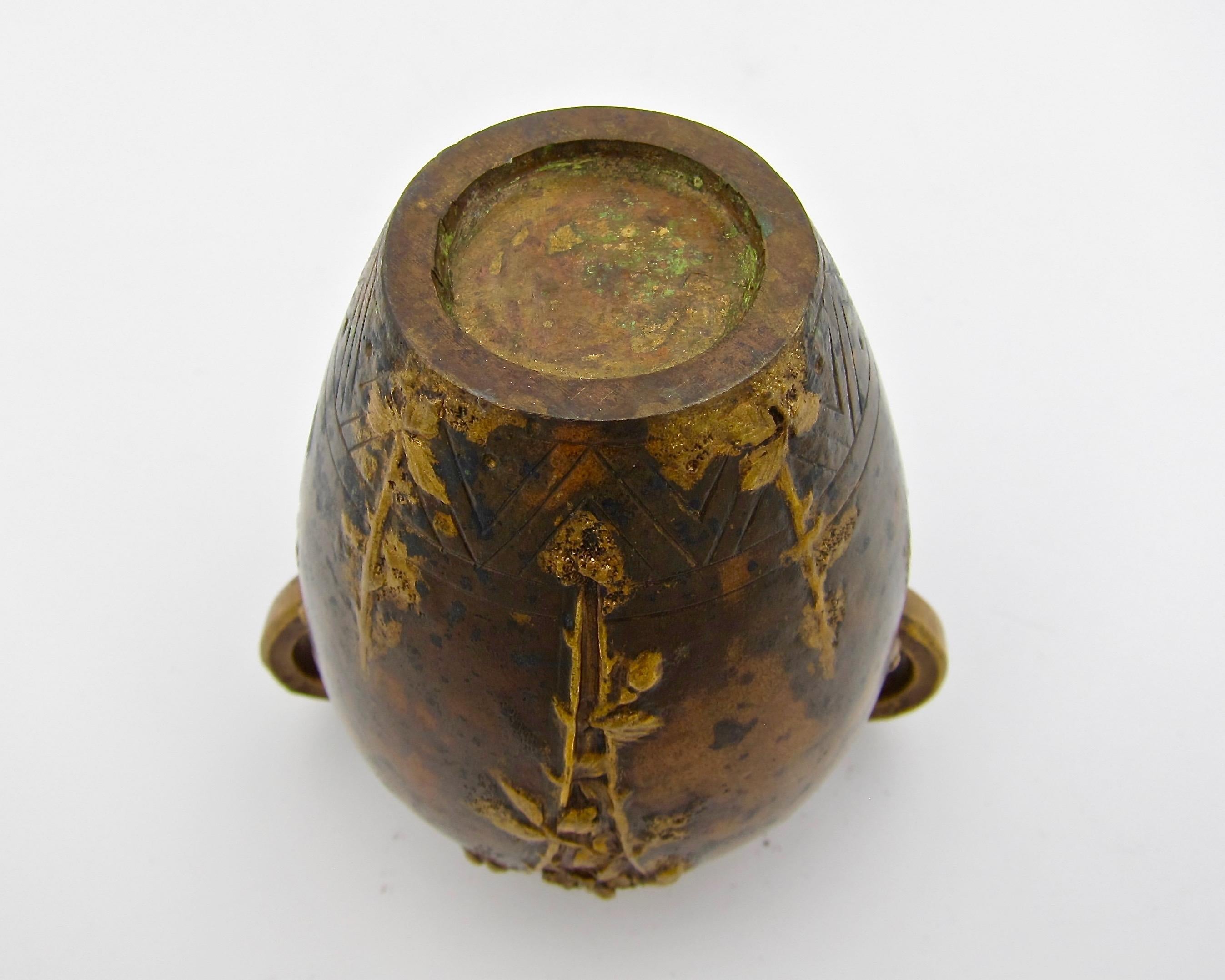 Small Louchet Paris Gilt Bronze Vase 2
