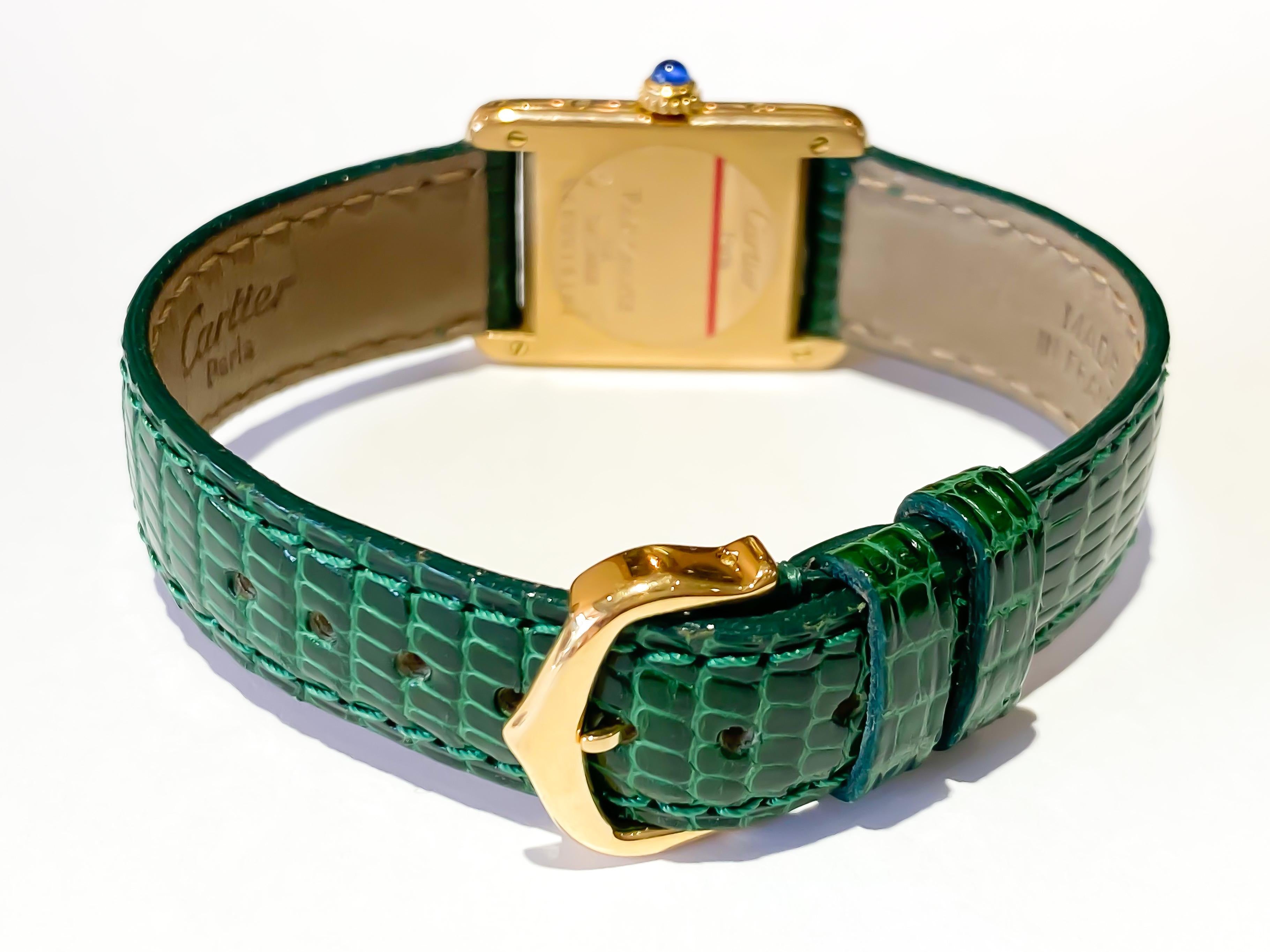 cartier tank cinturino pelle