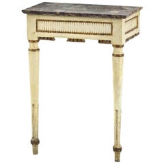 Small Louis-Seize Wall Console Table, 18th Century