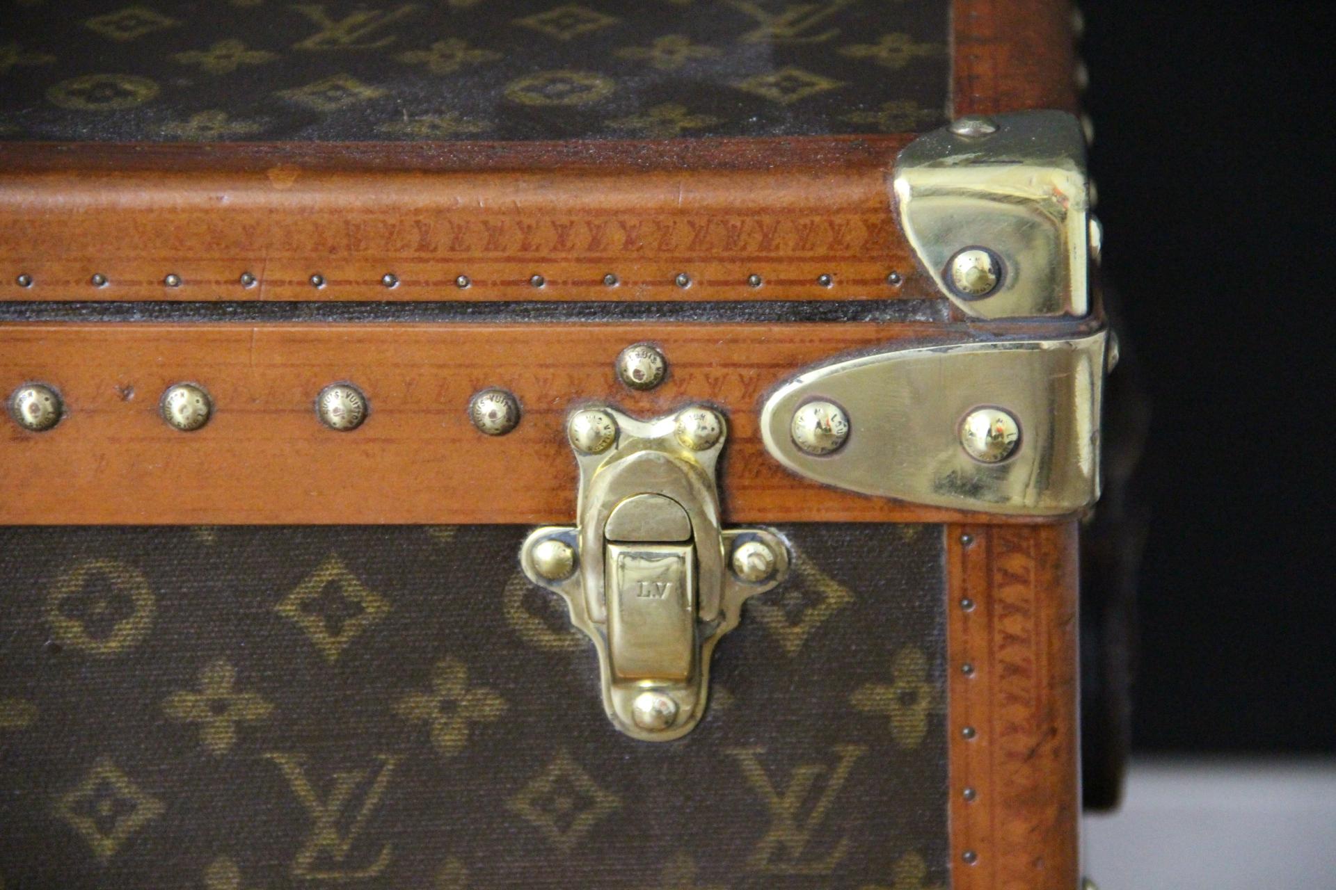 XX secolo Piccolo  Baule a vapore Monogram Louis Vuitton  ,   Baule Vuitton da 52 cm in vendita