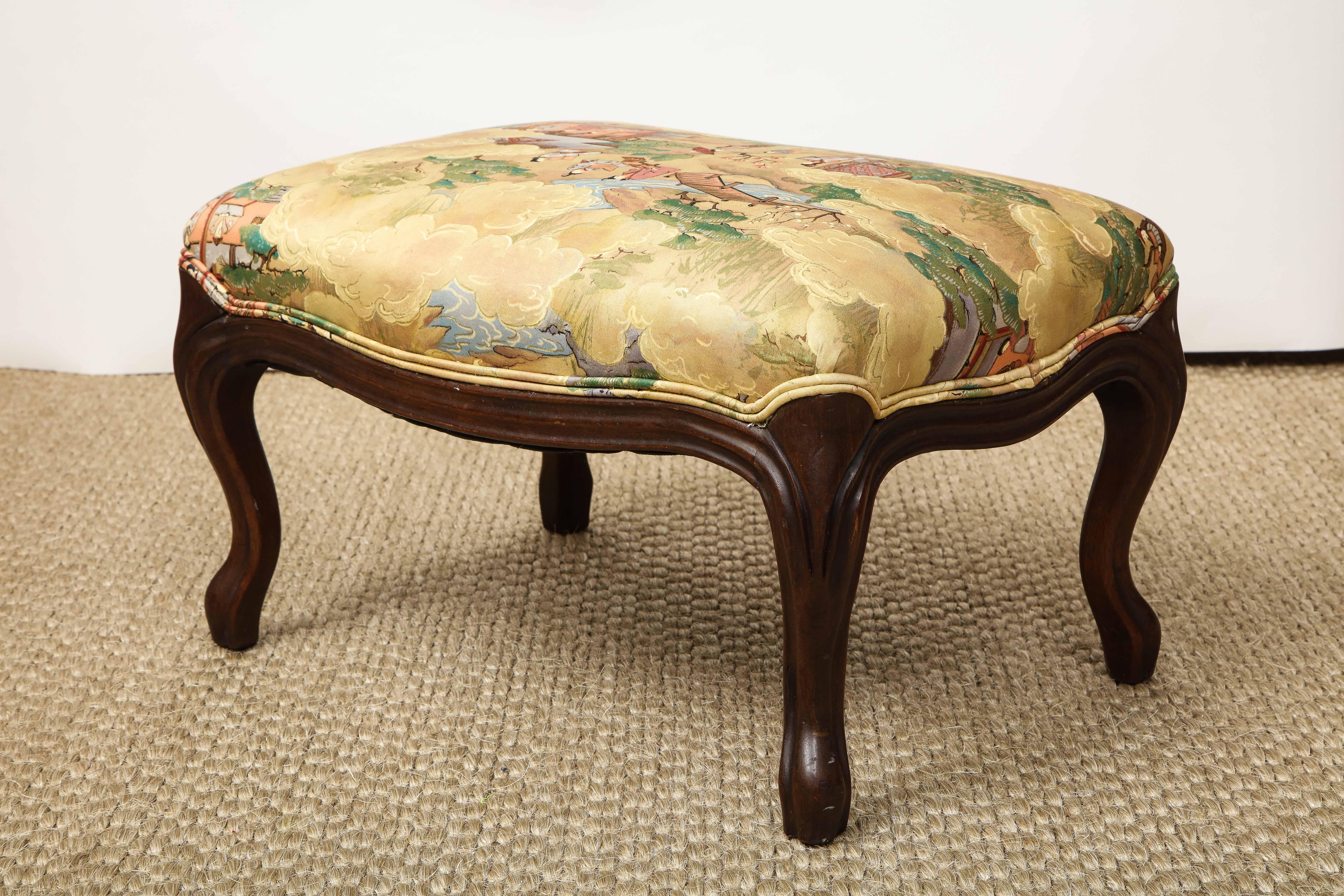 20th Century Small Louis XV Style Footstool
