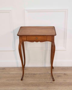 Small Louis XV Style Fruitwood Side Table, Early 20th Century