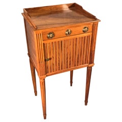 Louis XVI Night Stand or small Cabinet, France 1780, walnut