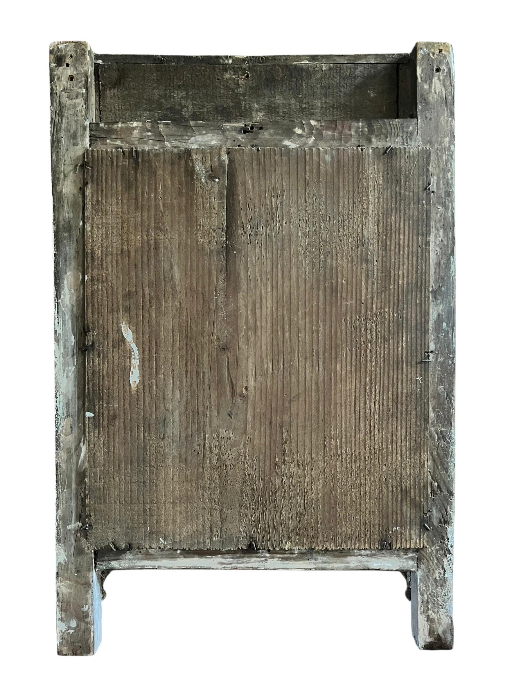Small Louis XVI period Mirror - grey and gilded painted wood circa 1790 For Sale 2