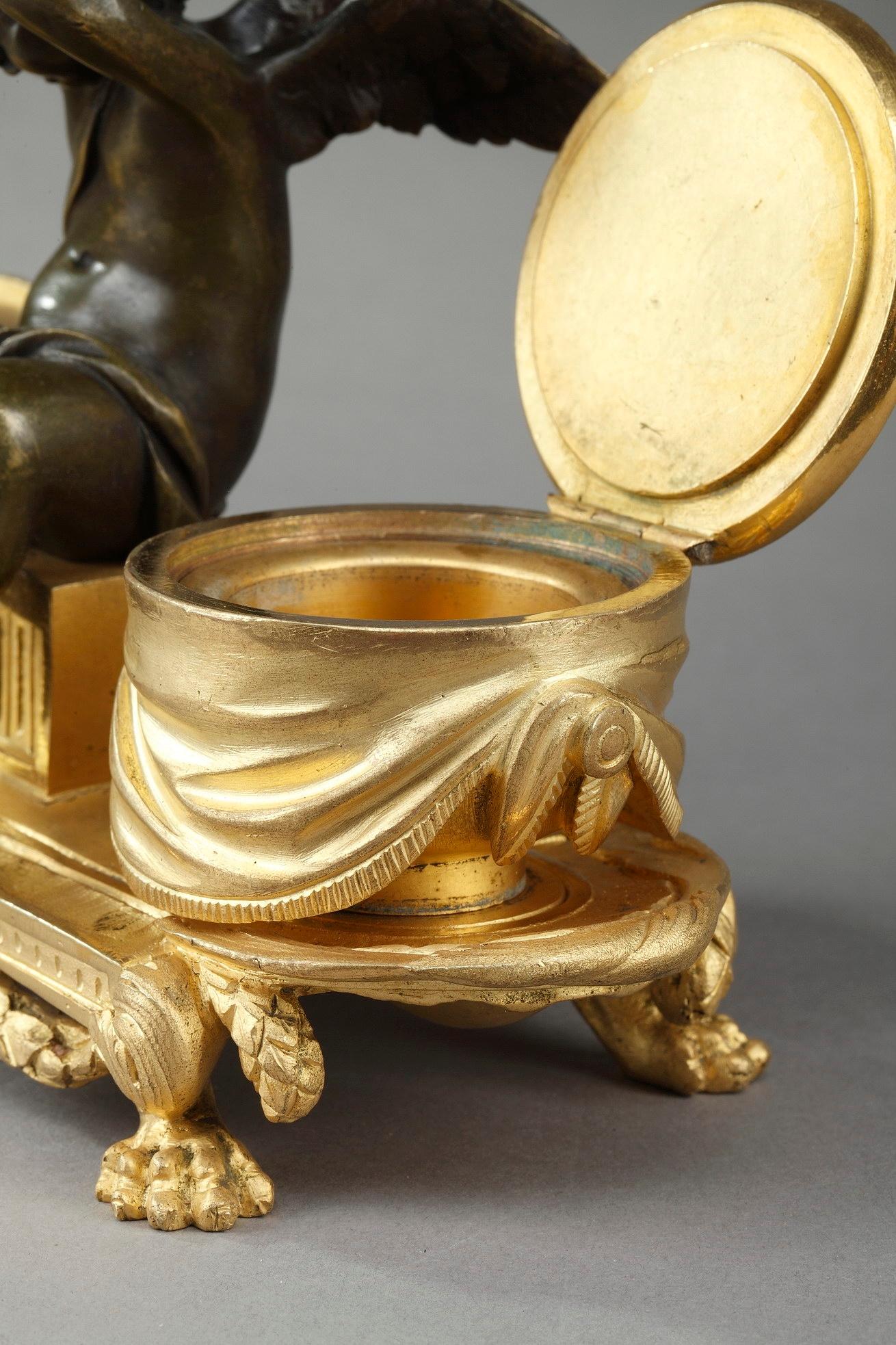 Small Louis XVI-Style Inkwell 