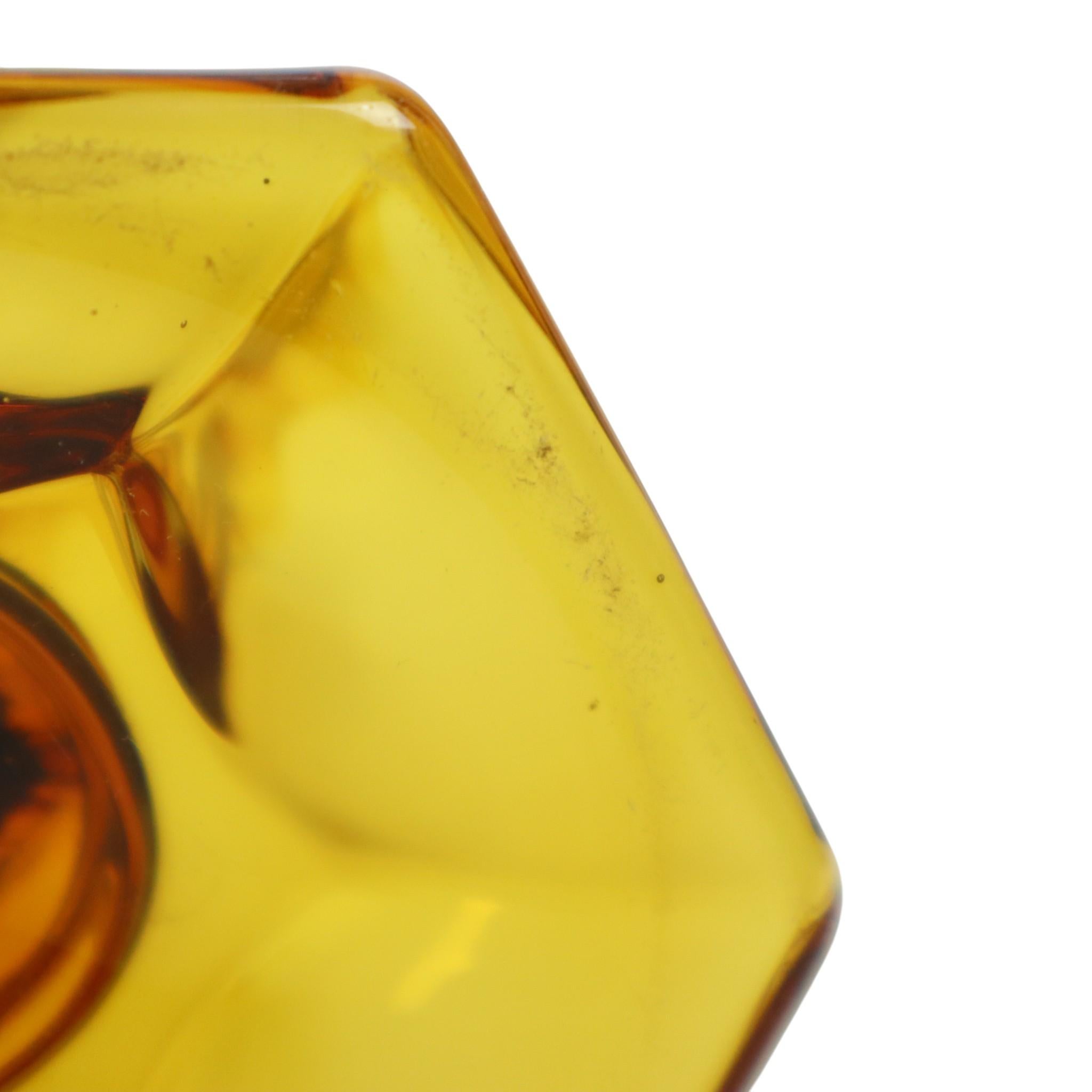 Piccolo vaso Luxval Amber Américain 1935 VSL Art Deco in vendita 5
