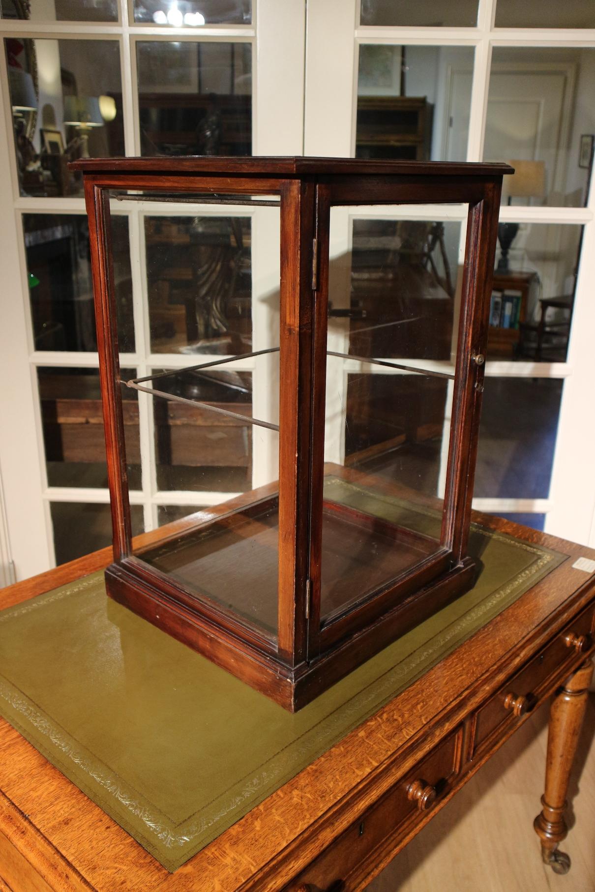 mahogany display case