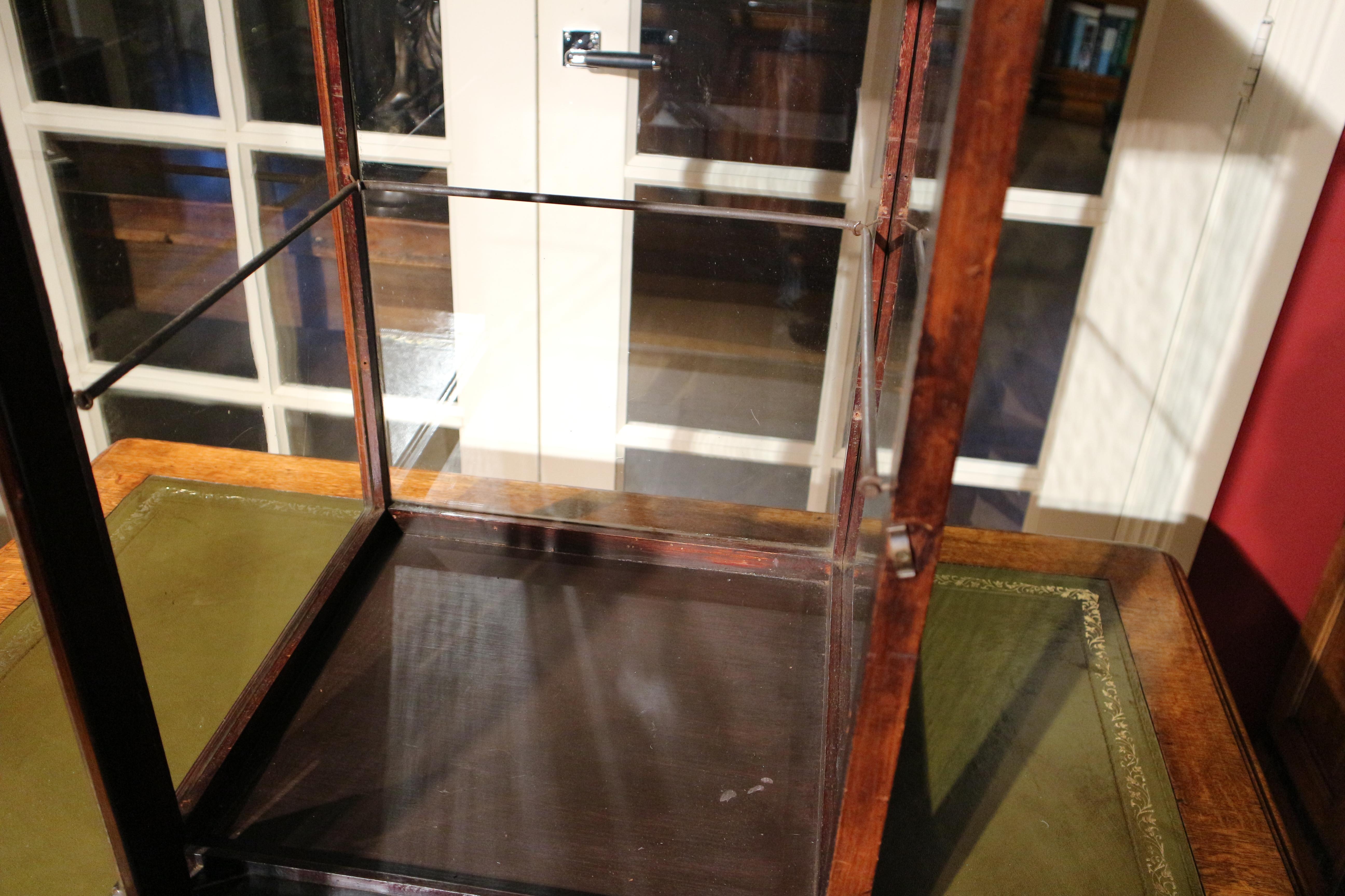 Small Mahogany Display Cabinet 1