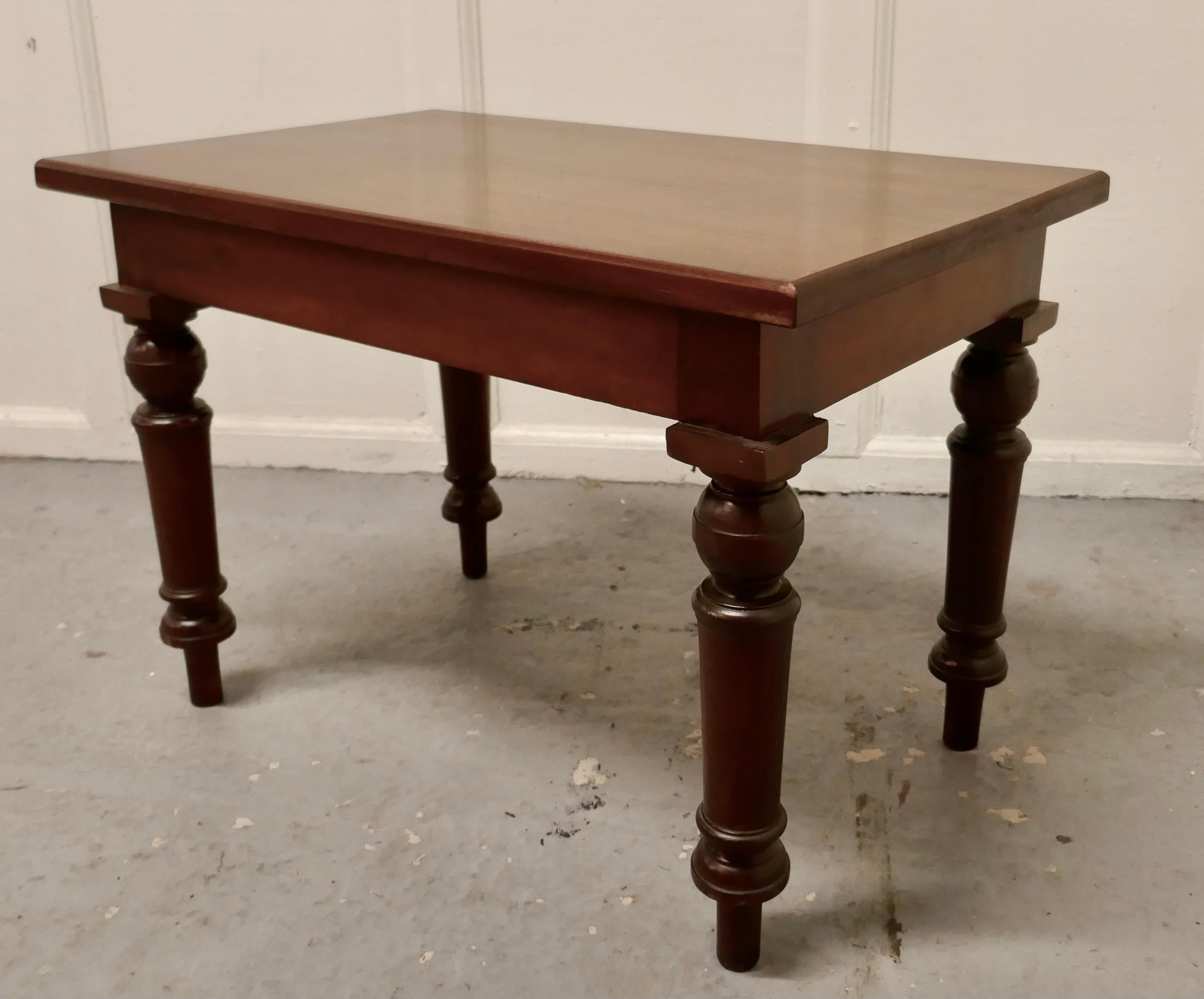19th Century Small Mahogany Occasional Table  For Sale