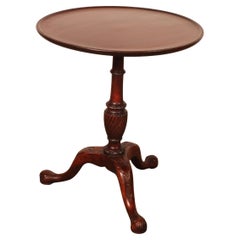 Pequeña mesa de pedestal de caoba - Siglo XIX