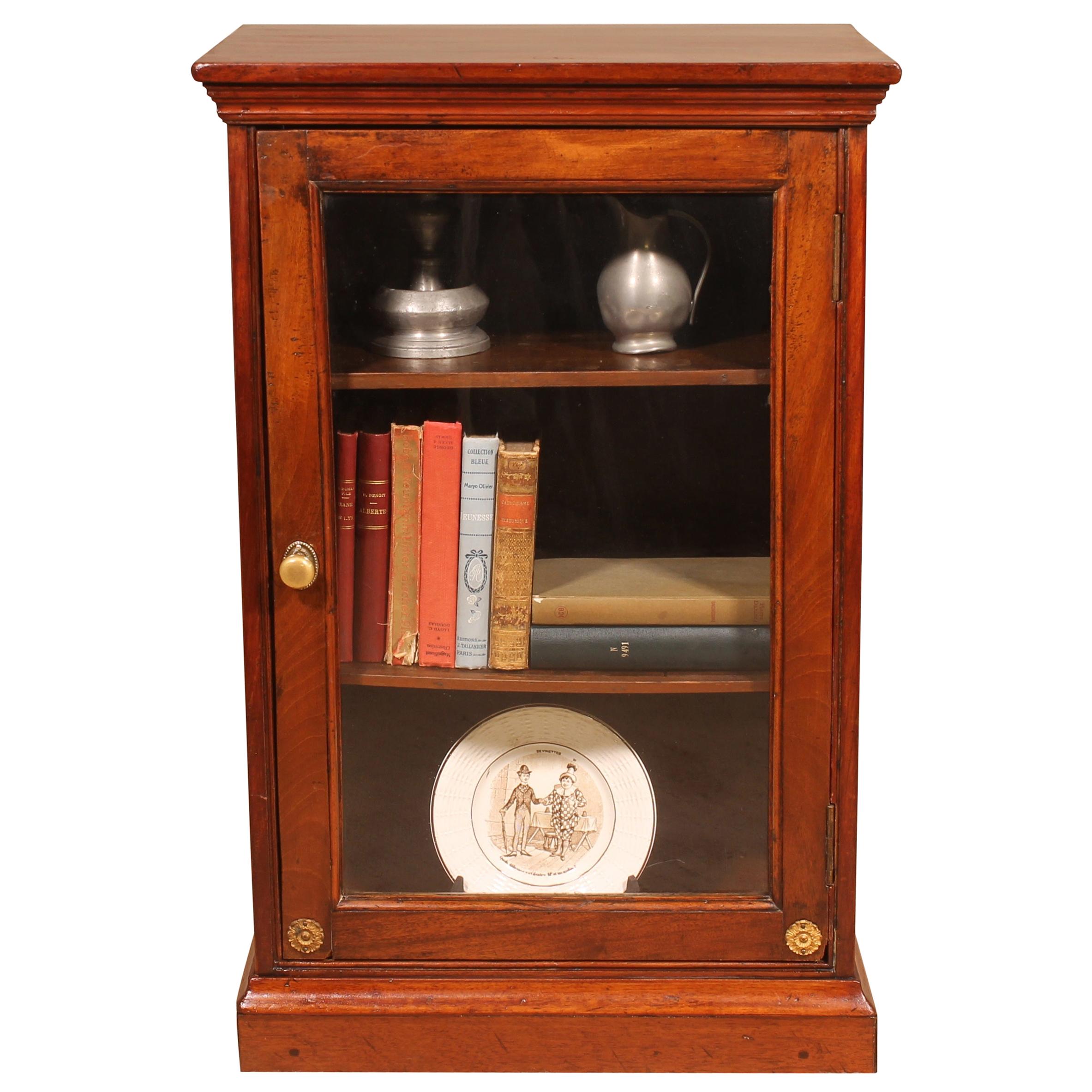 Small Mahogany Display at 1stdibs