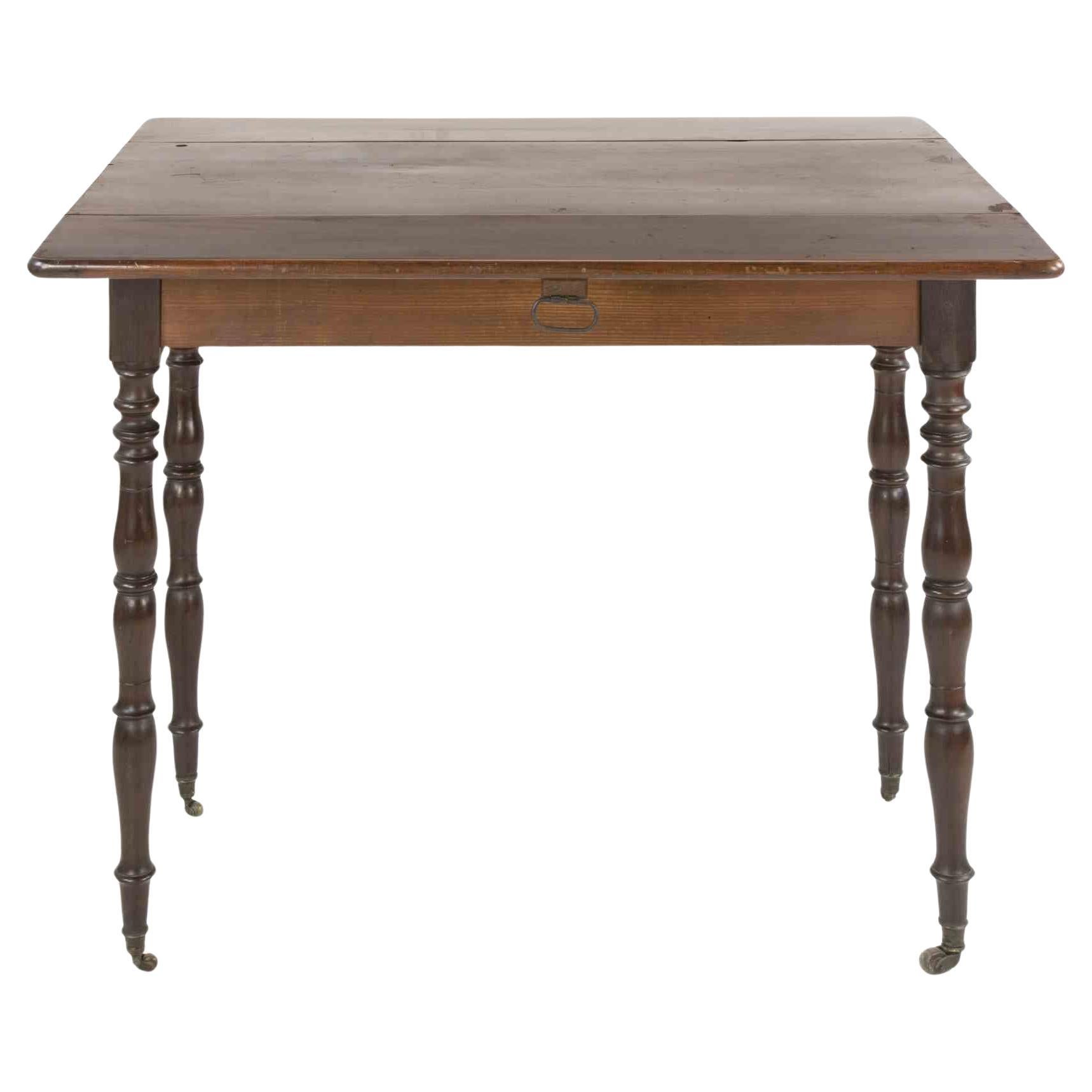 Small Mahogany Side Table in Style. England 1950s