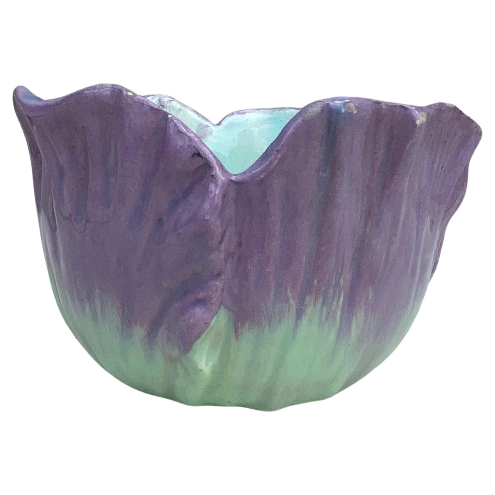 Piccolo vaso in maiolica Jerome Massier Fils, circa 1890