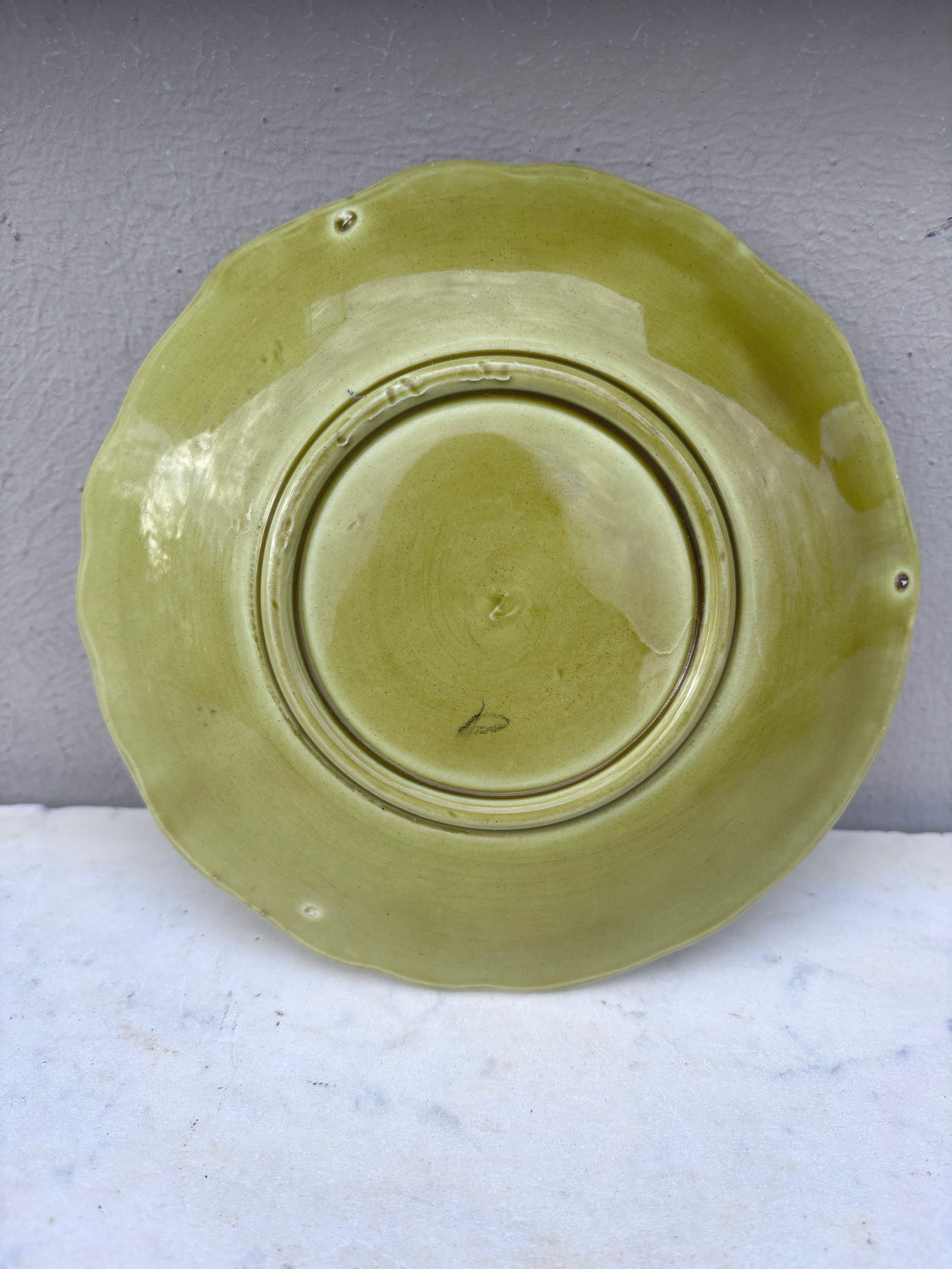 Tedesco Piccolo piatto in maiolica Villeroy & Boch, circa 1900 in vendita