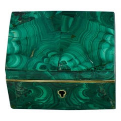 Small Malachite Box, Late 19t C