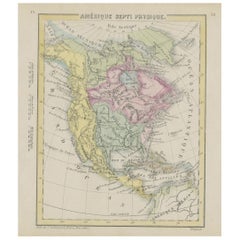 Mapa pequeño de Estados Unidos