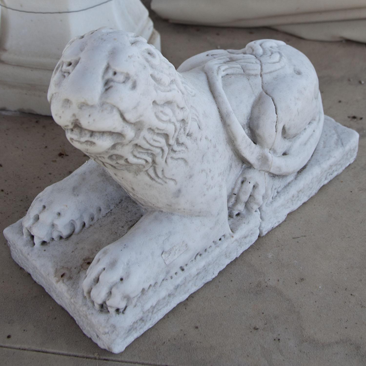 Small Marble Lions 1