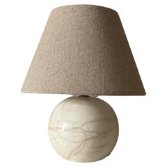 Small marble sphere lamp