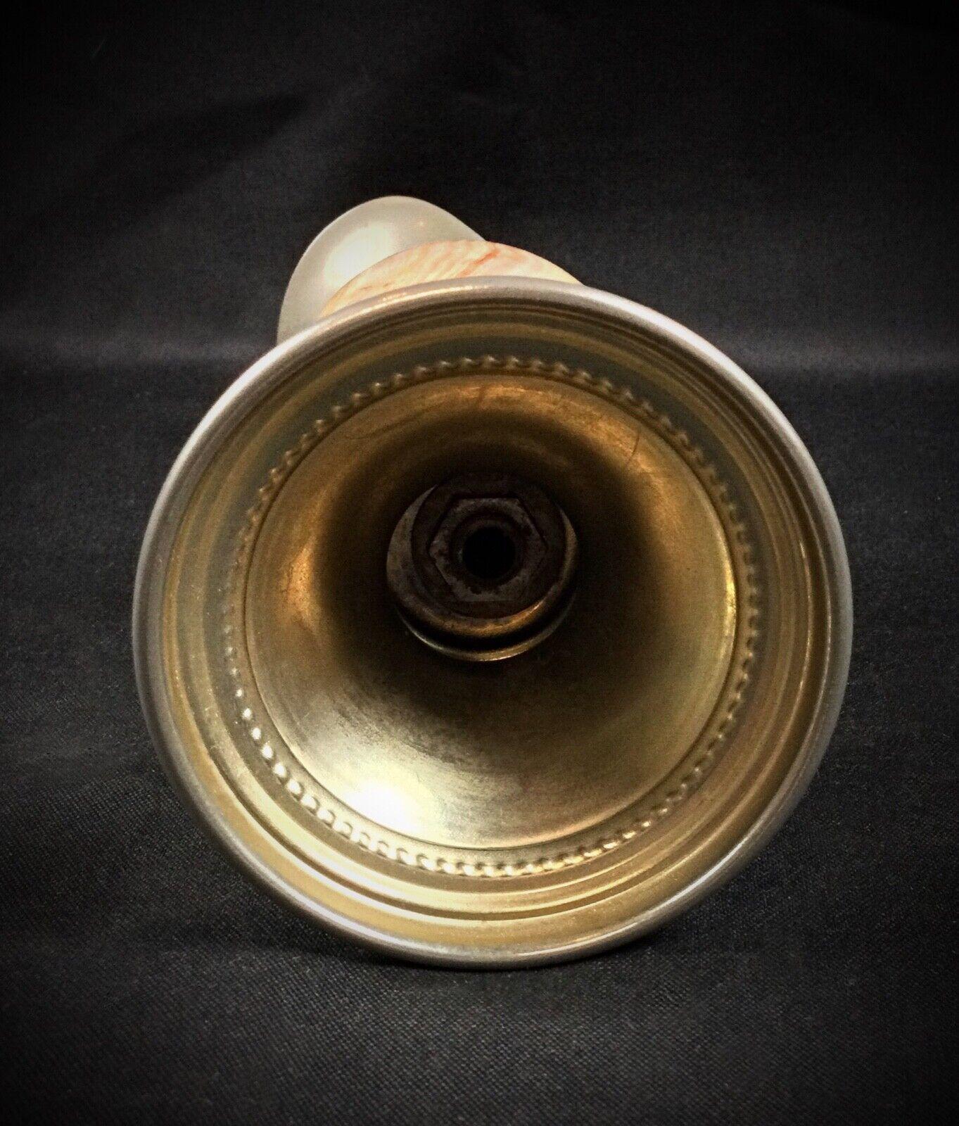 Petit vase en onyx marbré et étain - Elegance de la pièce décorative - 2Y66 Bon état - En vente à Bordeaux, FR