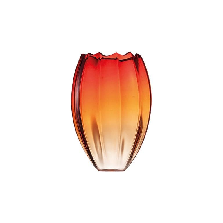 Orange (015AR00LS) Small Mare Nassa Lucido in Murano Glass by Davide Bruno