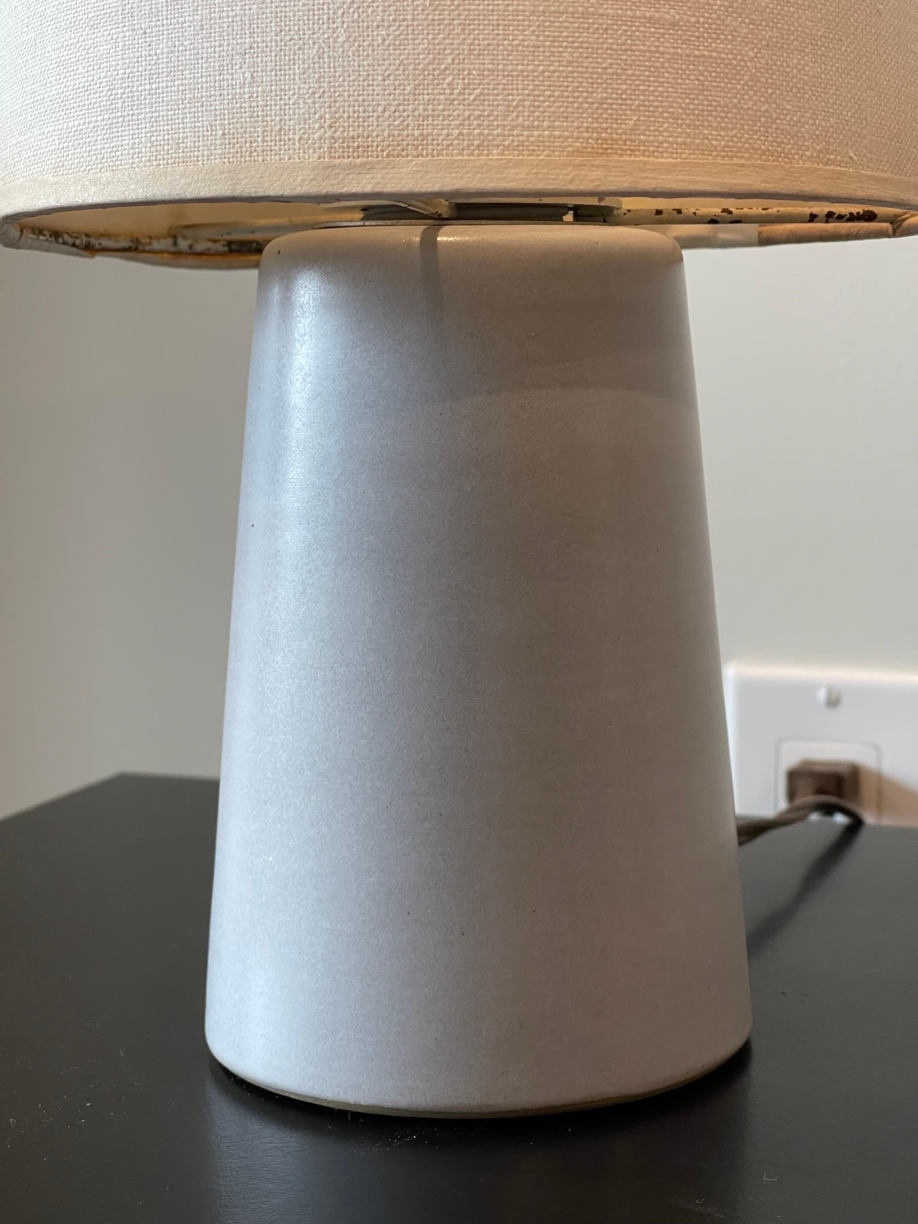 Small Martz Bookshelf or Desk Table Lamp Very Rare Form In Good Condition In Framingham, MA
