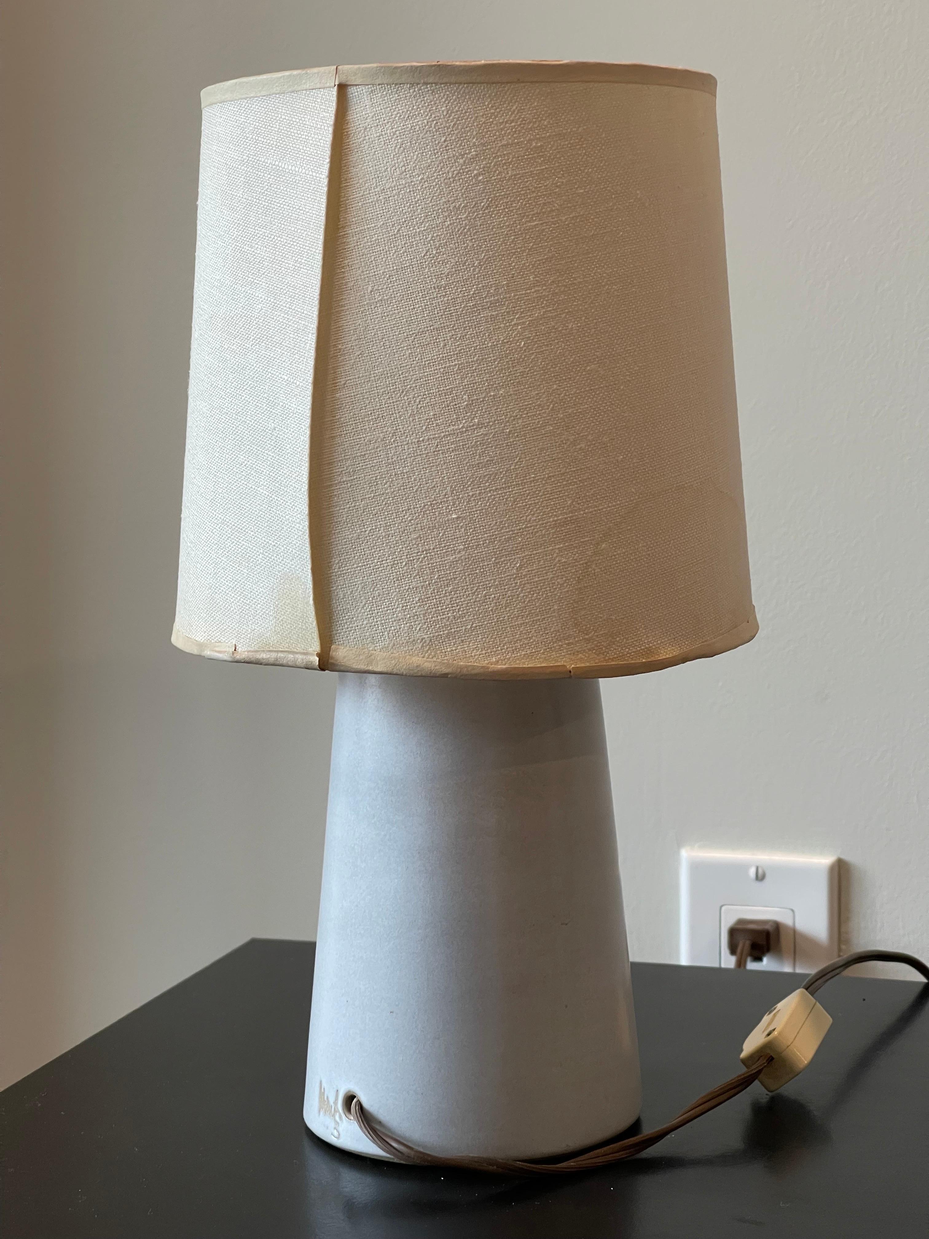 Mid-20th Century Small Martz Bookshelf or Desk Table Lamp Very Rare Form