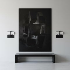 Small 'Mask I' Model #145 Alabaster Sconce in the Manner of Pierre Chareau