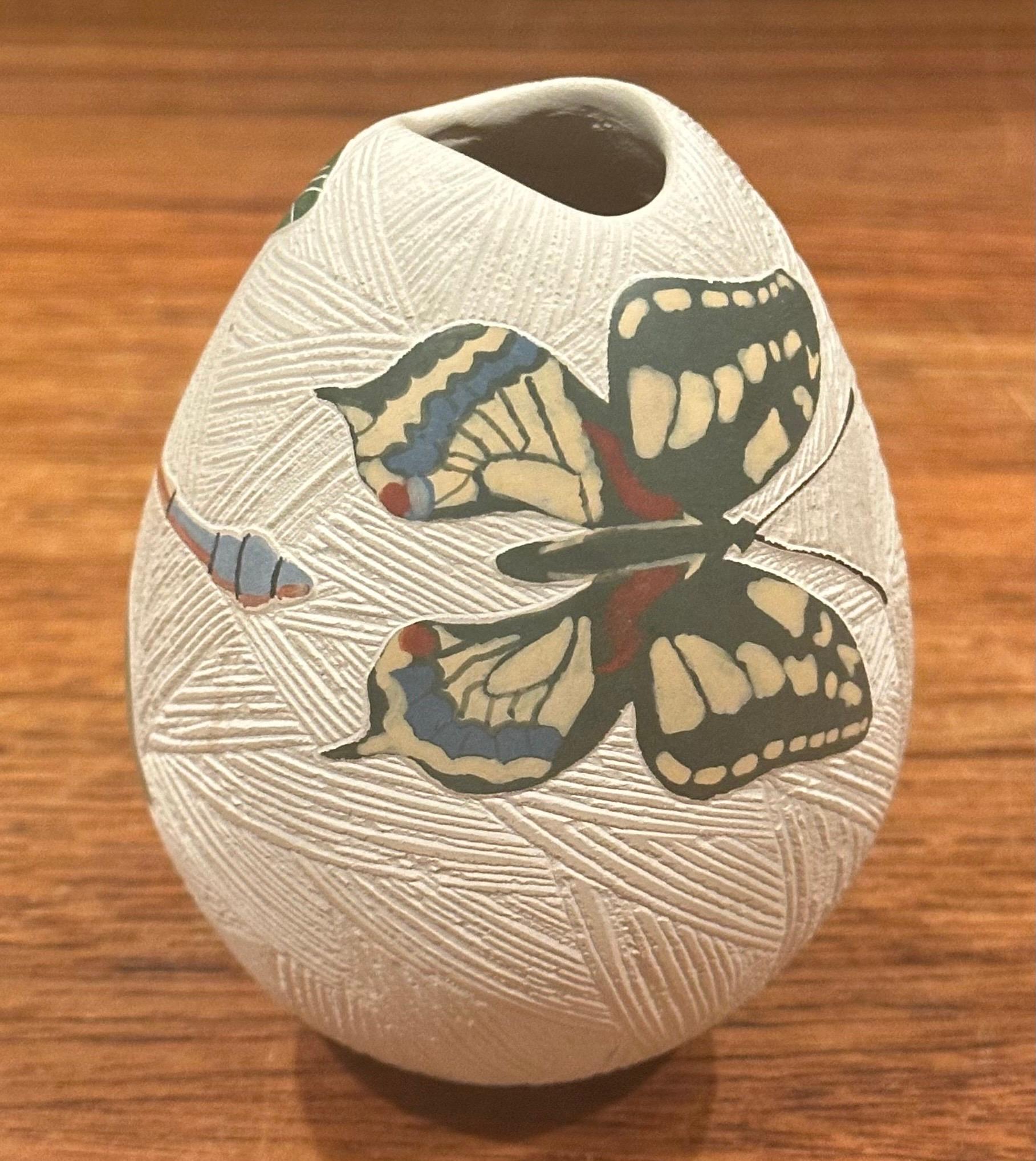 Terracotta Piccolo vaso policromo 