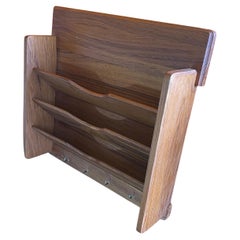 Small MCM Teak Wall Shelf / Key Organizer