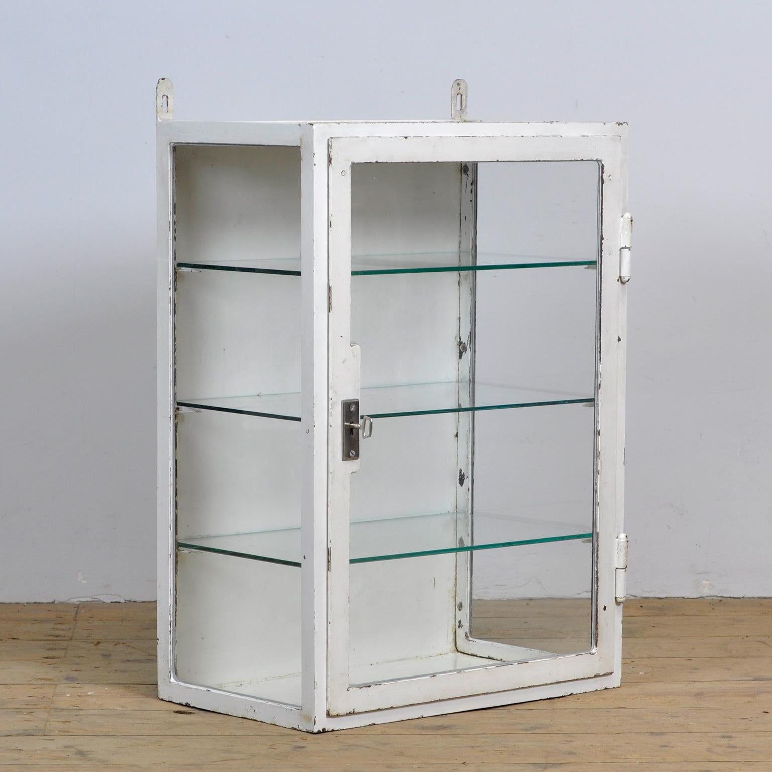 Industrial Small Medical Cabinet, 1930's For Sale