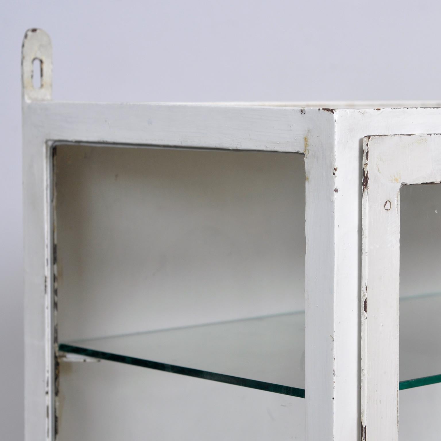 Glass Small Medical Cabinet, 1930's For Sale