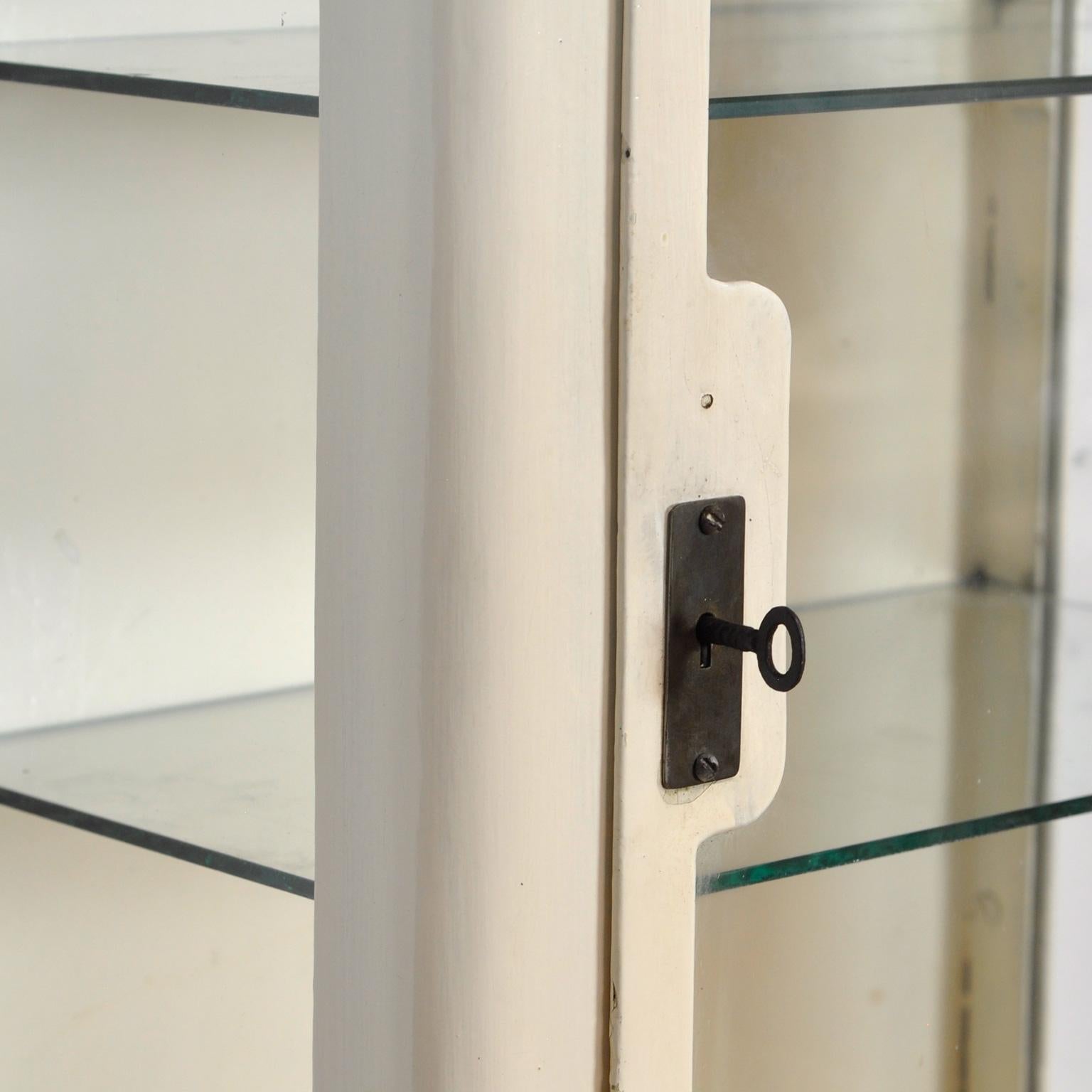 Glass Small Medical Cabinet, wall-unit, 1940’s