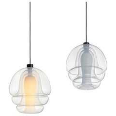Small Medusa Mouthblown Glass Pendant Lamp by Carlo Nason for Established & Sons