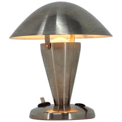 Small Metal Adjustable Bauhaus Table Lamp, 1940s