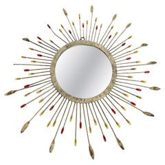 Small Metal Mirror, France, 1970s