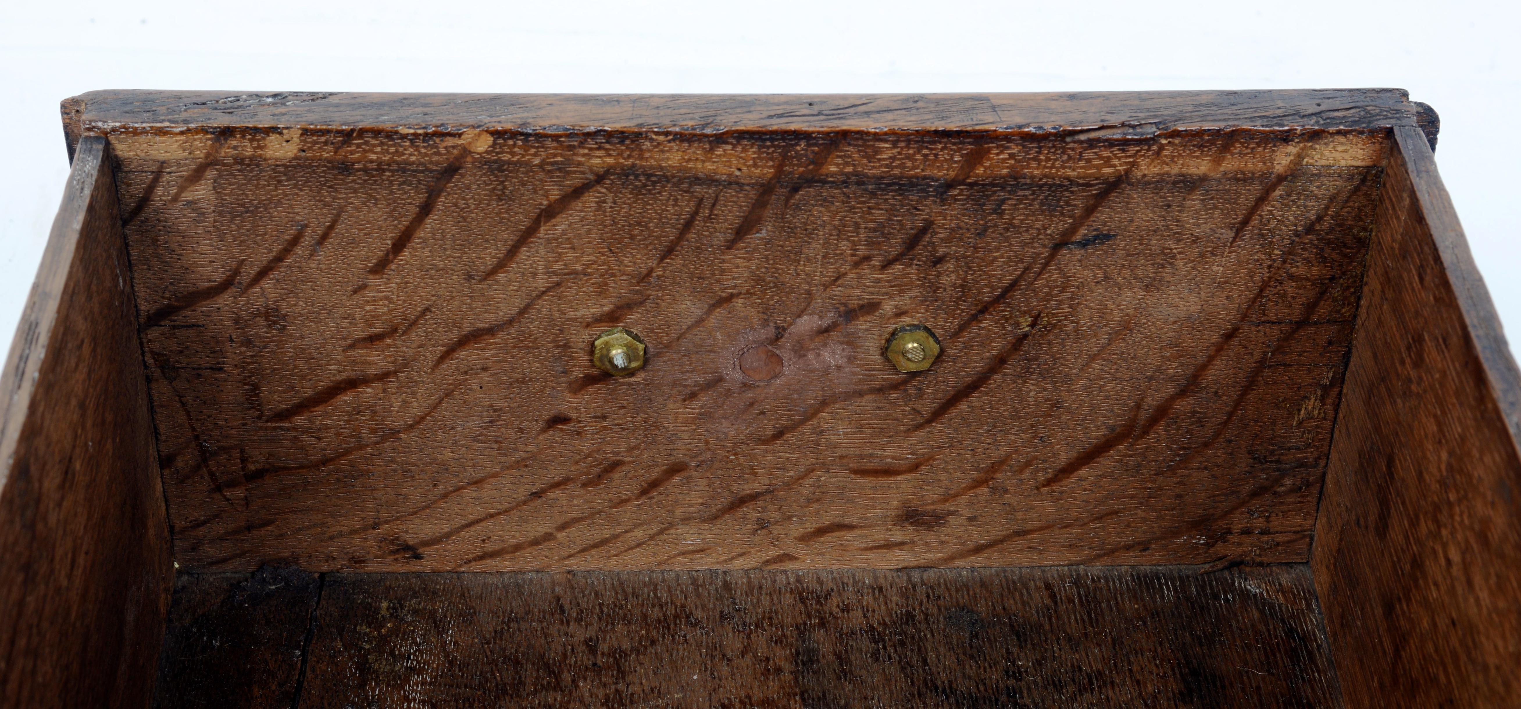 Small Mid 18th C Walnut Cabriole Leg Lowboy Dressing Table With Two Drawers For Sale 6