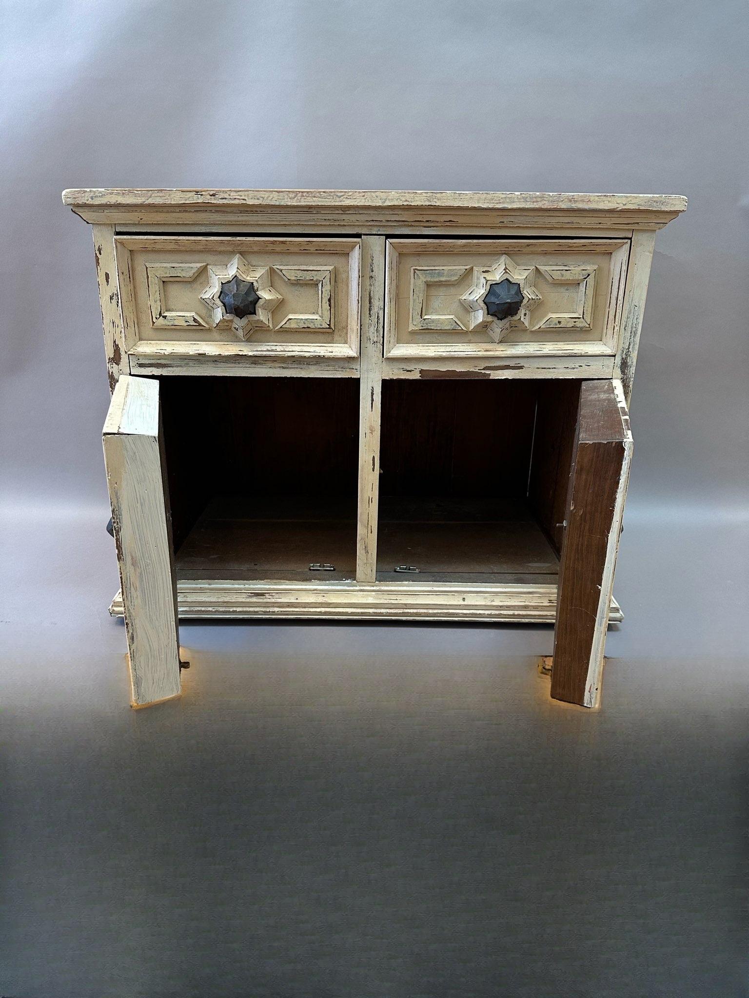 Iron Small Mid 19th Century Moorish Cabinet For Sale