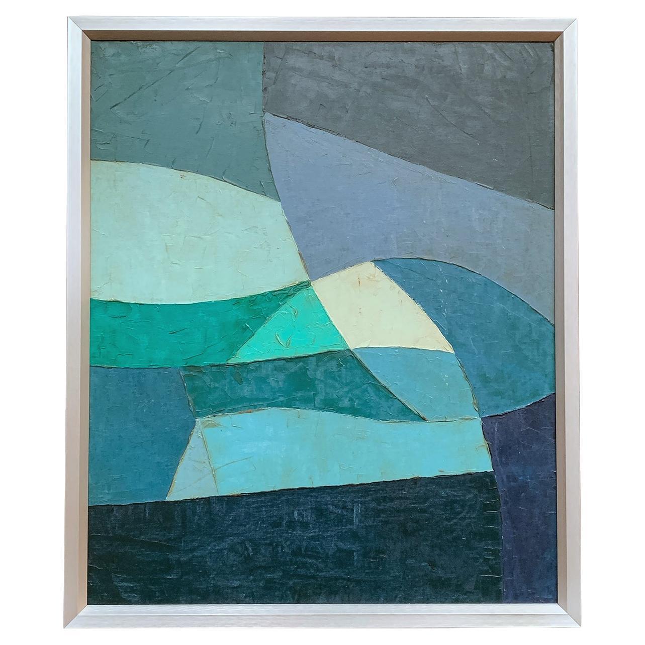 Small Mid-20th Century Abstract Painting For Sale