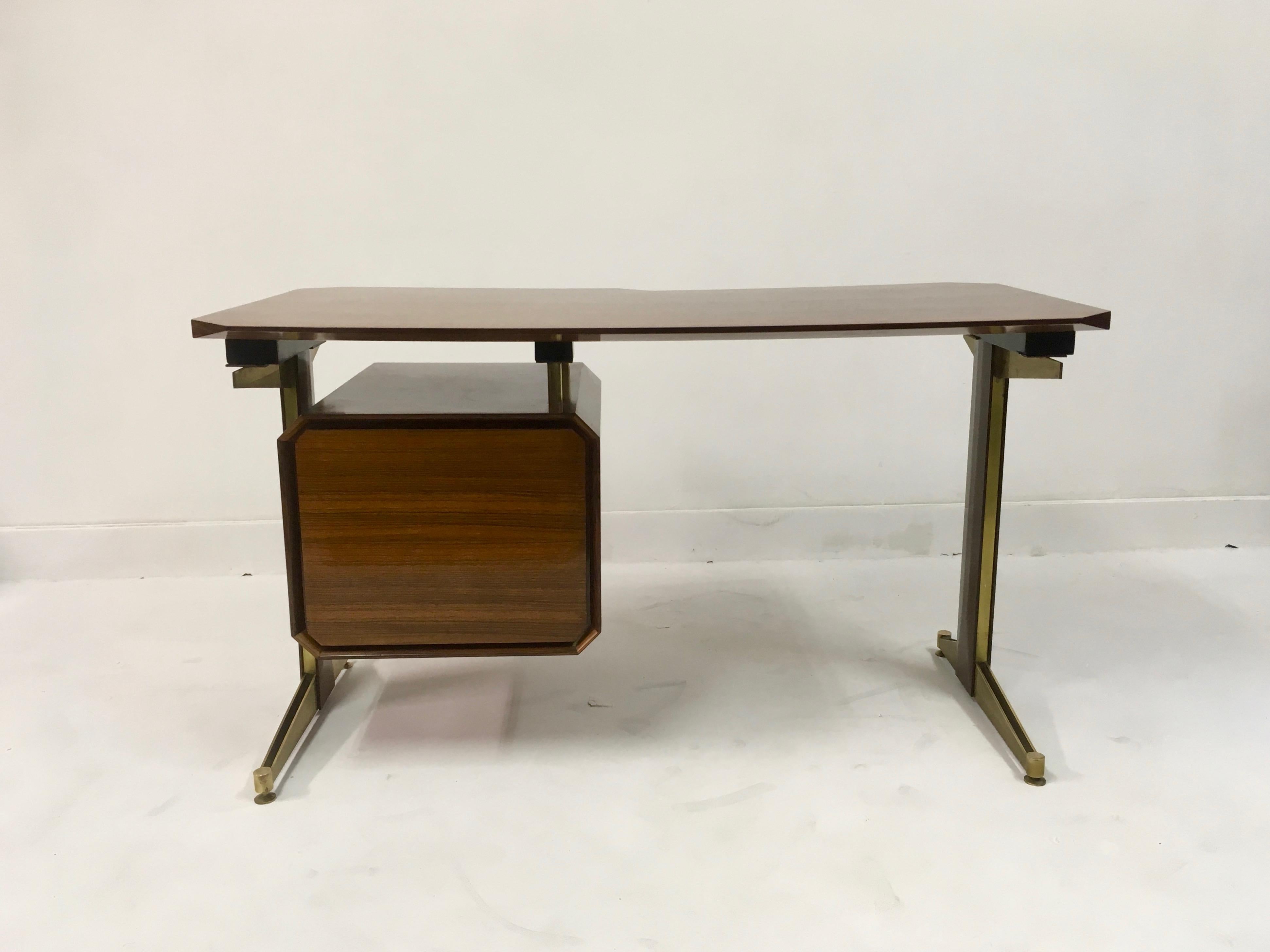 Small Mid Century 1950s Italian Desk by Dassi 5
