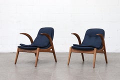 Small Midcentury Child Sized Penguin Lounge Chairs