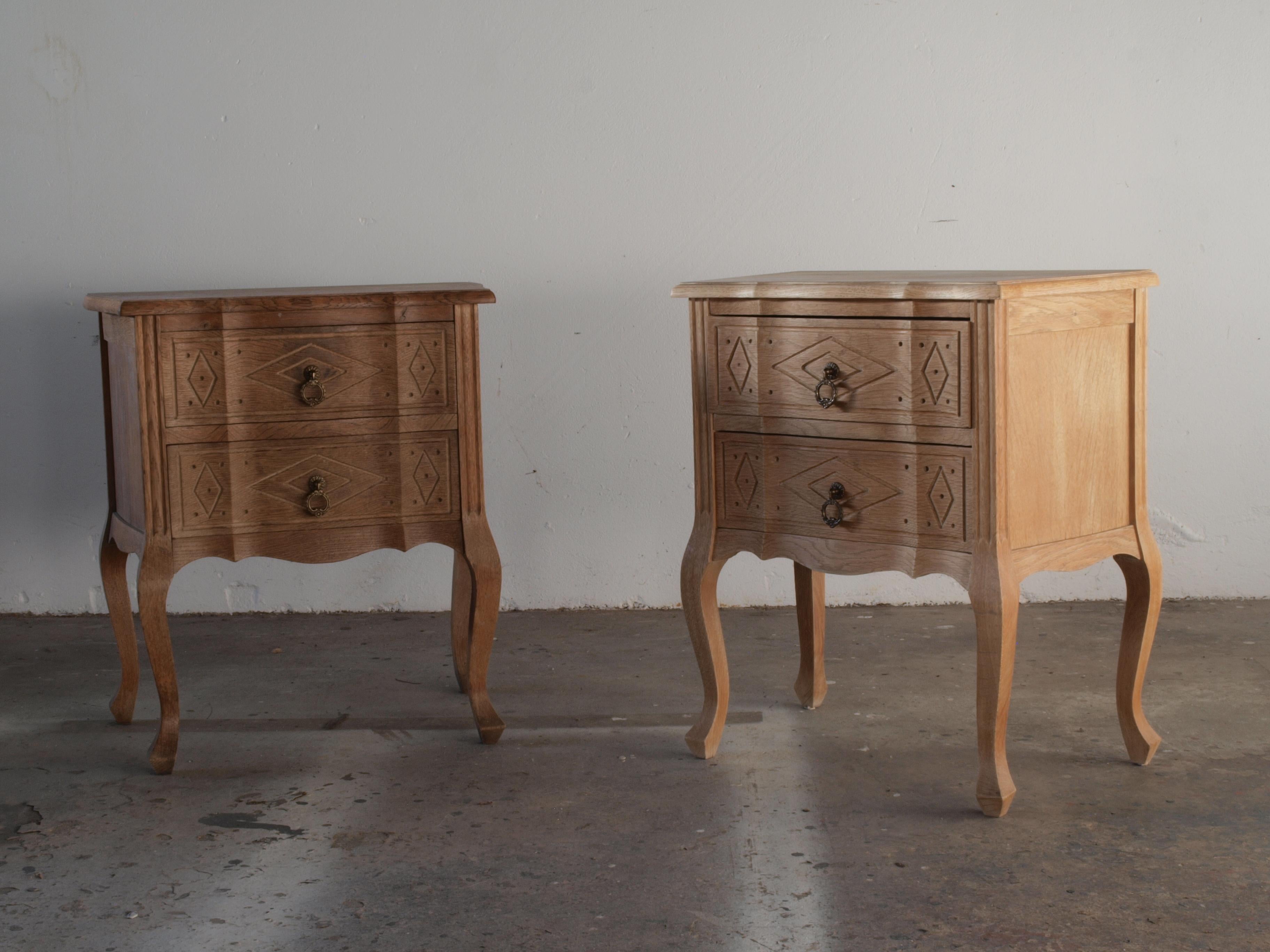 Mid-Century Modern Small Mid-Century Danish Oak Cabinet, Nightstand, Bedside, 1960s For Sale