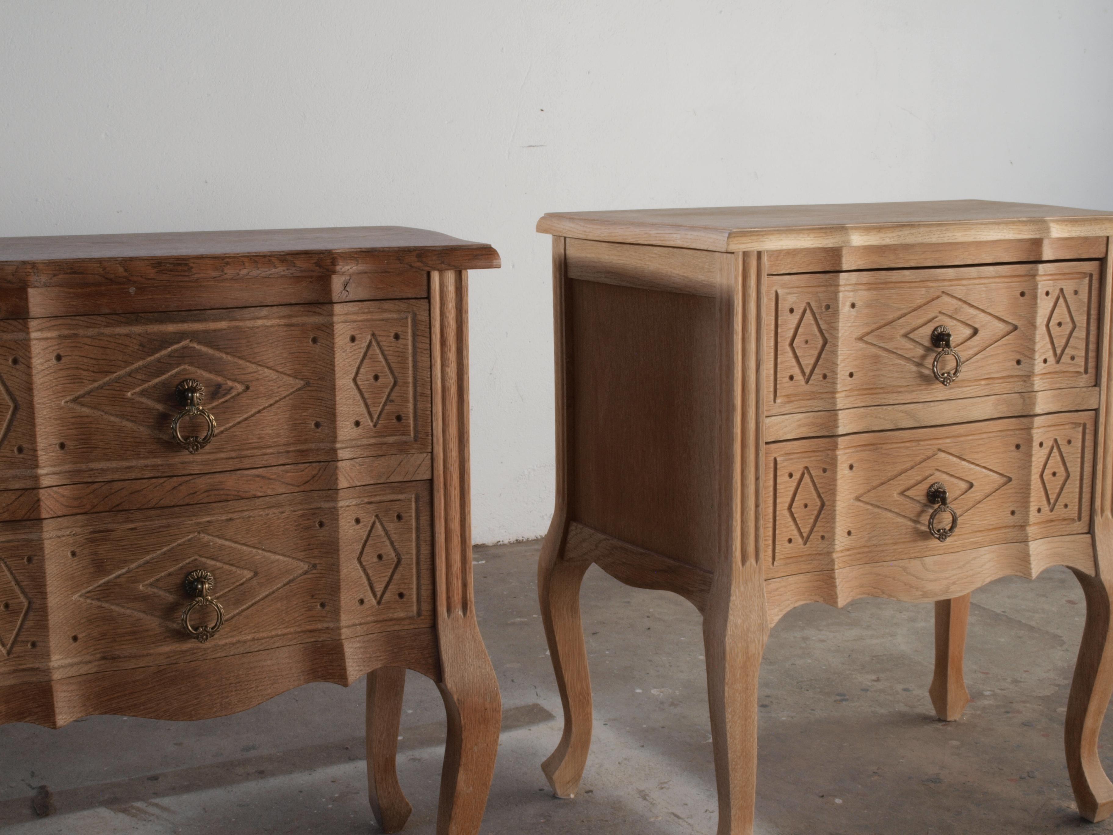 Small Mid-Century Danish Oak Cabinet, Nightstand, Bedside, 1960s In Good Condition In Store Heddinge, DK