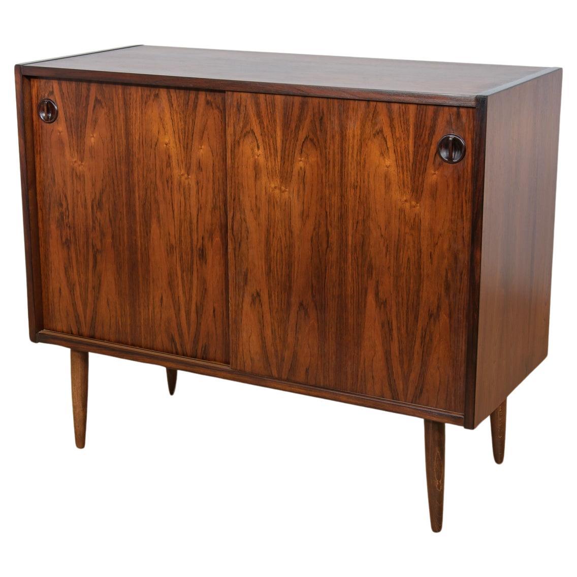 Small Mid-Century Danish Rosewood Sideboard, 1960s For Sale