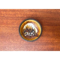 Piccola ciotola in Studio Pottery danese della metà del secolo scorso di Lise Eder per Lise Keramik 1960