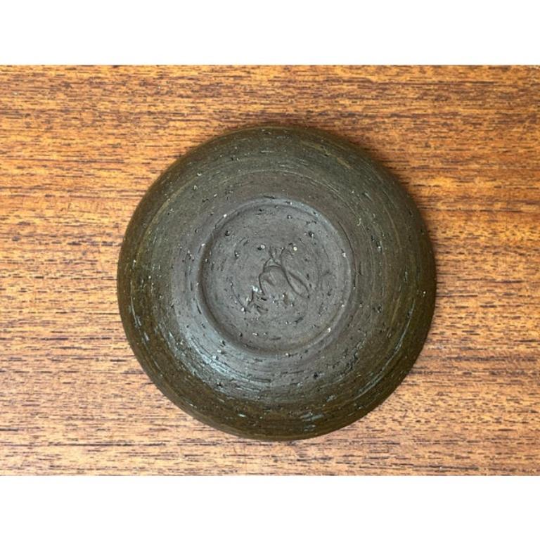 Piccola ciotola in Studio Pottery danese della metà del secolo scorso di Lise Eder per Lise Keramik 1960 in vendita 2