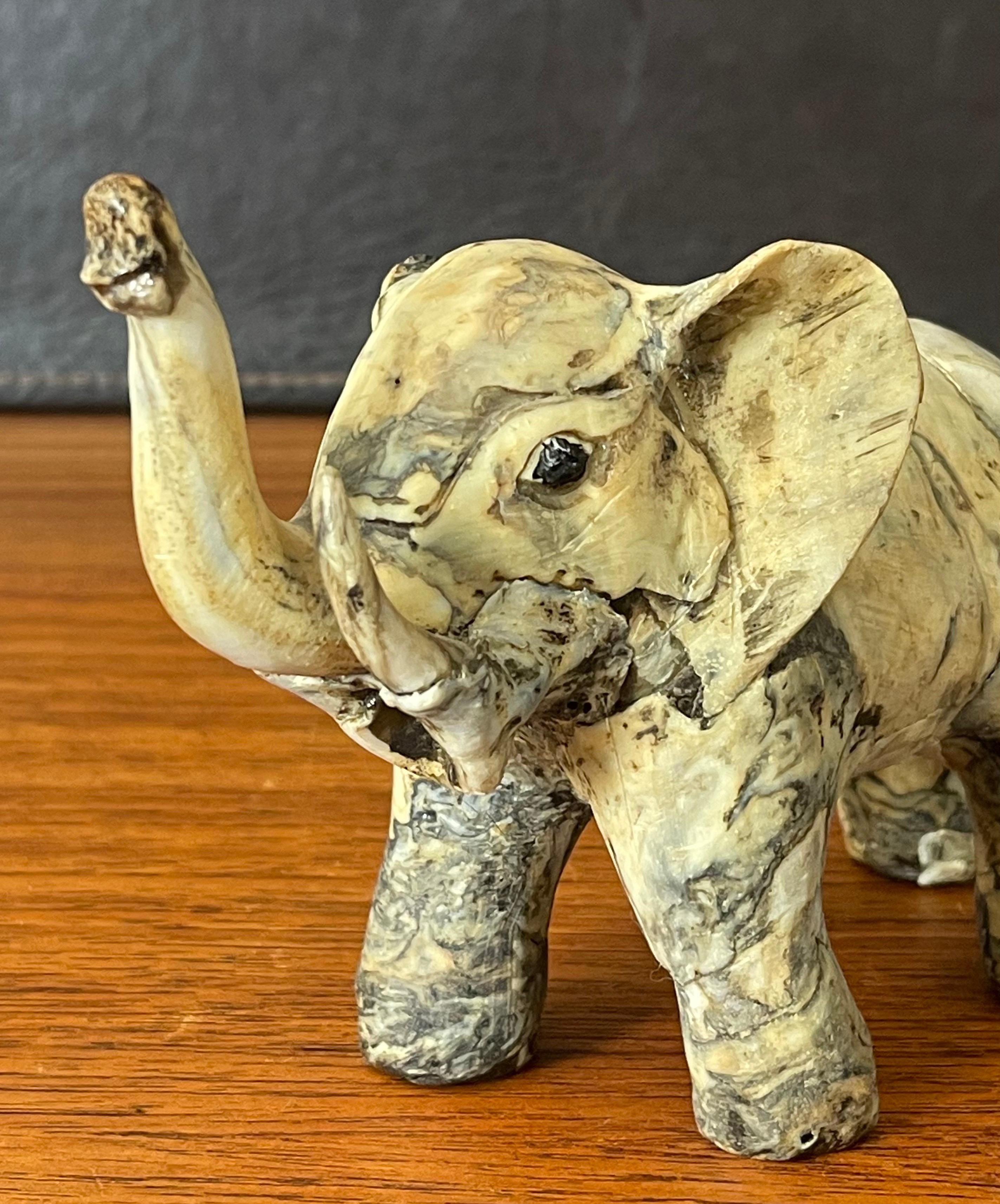 Small Mid-Century Elephant Sculpture  For Sale 3