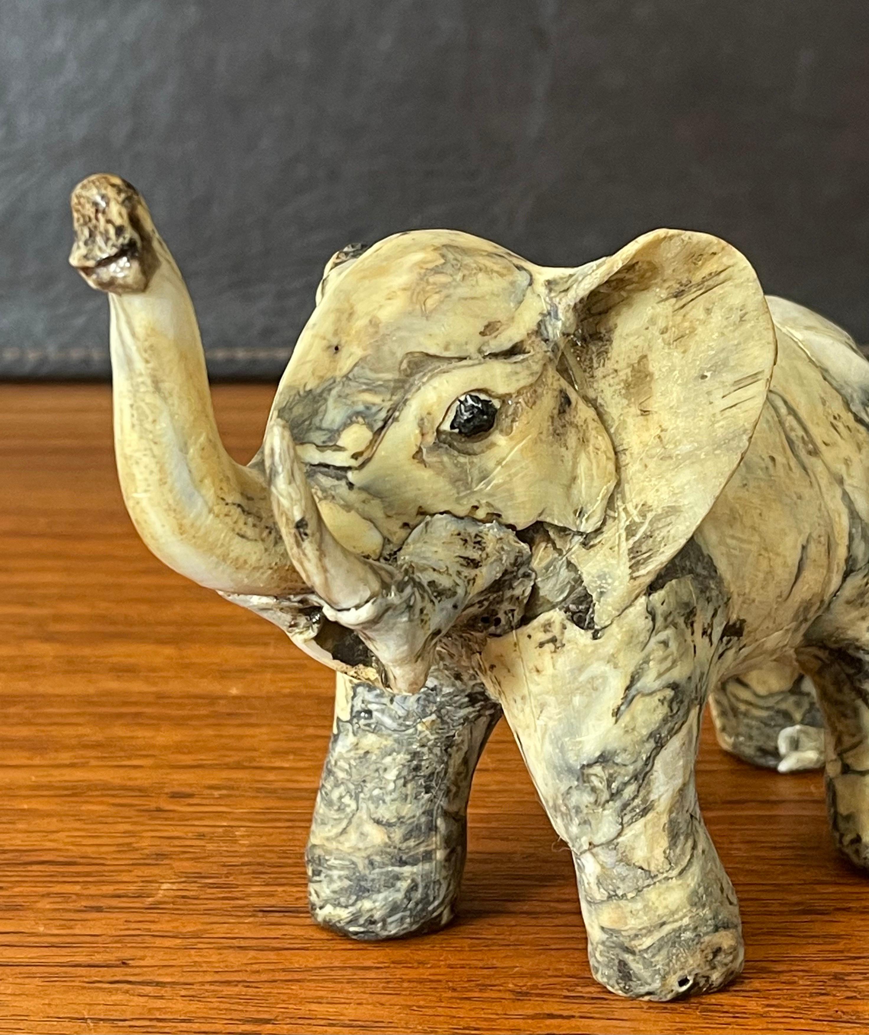 Small Mid-Century Elephant Sculpture  For Sale 4