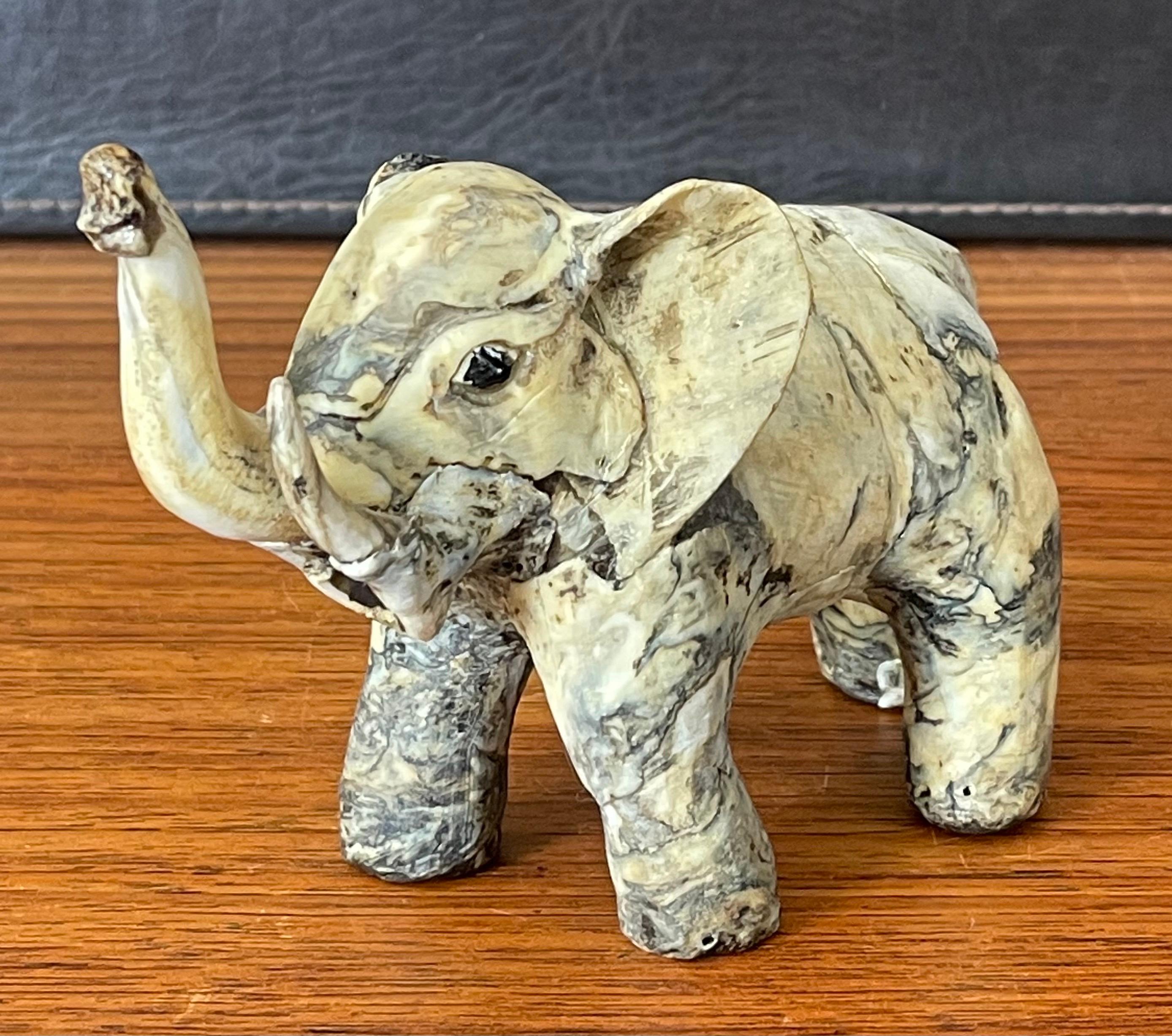 Small Mid-Century Elephant Sculpture  For Sale 5